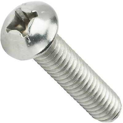 8 32 Round Head Phillips Drive Machine Screws Stainless Steel Inch All Lengths $255.49