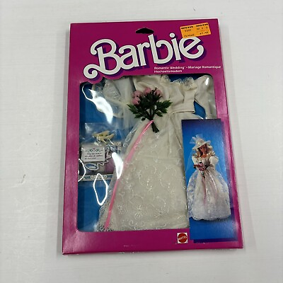 #ad Vintage Barbie Romantic Wedding Fashion Ivory #3102 New NRFP 1986 Mattel Inc. $26.79
