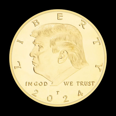 #ad 45Th President of United States Donald J. Trump 2024 Collectible Gold Plated Sou $6.35