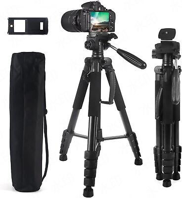 #ad 75 Inch Camera Tripod for Sony Canon Nikon Lightweight Travel Video Aluminum... $47.00
