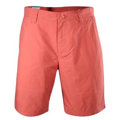#ad Columbia Men#x27;s Dark Coral Inseam 9quot; Washed Out Chino Short SIZE 36 $25.99