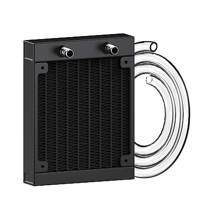 #ad #ad Clyxgs Water Cooling Radiator 8 Pipe Aluminum Heat Exchanger Radiator with Tub $26.09