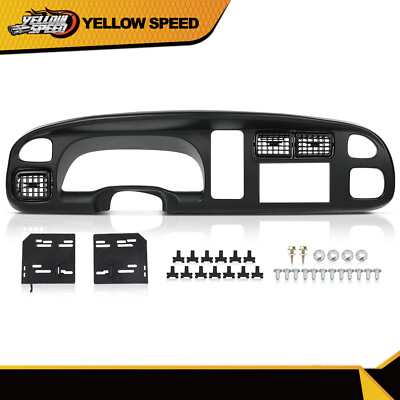 Fit For 1998 2002 Dodge Ram Double Din Dash Stereo Install Kit $47.77