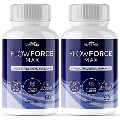 #ad Flow Force Max Supplements Advanced Energy Pills Official Formula 2 Pack $38.95