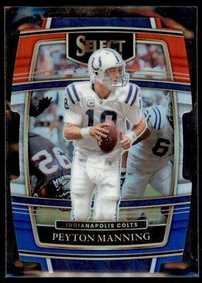 #ad Peyton Manning 2021 Panini Select Tri Color Prizm Concourse RC #35 Indianapolis $3.70