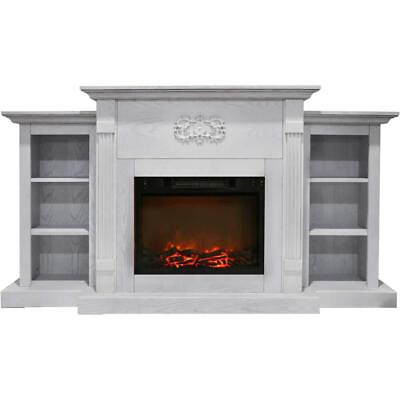 #ad #ad Hanover Electric Fireplace 5115 Btu Automatic Shut Off Log Set Mantel Included $803.92