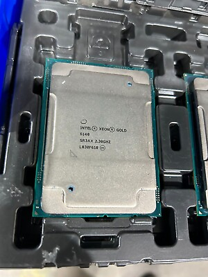 #ad #ad Intel Xeon Gold 6140 SR3AX 2.3GHz 18 Core Processor CPU $39.99