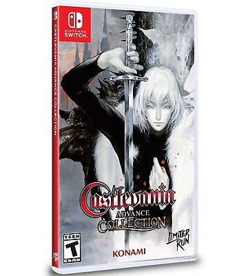 #ad Castlevania Advance Collection Aria of Sorrow Cover Nintendo Switch $59.95