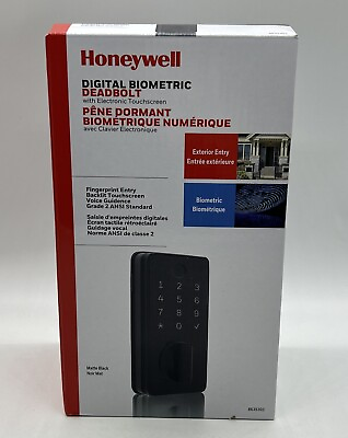 #ad Honeywell Digital Biometric Deadbolt W Electronic Touchscreen $37.97