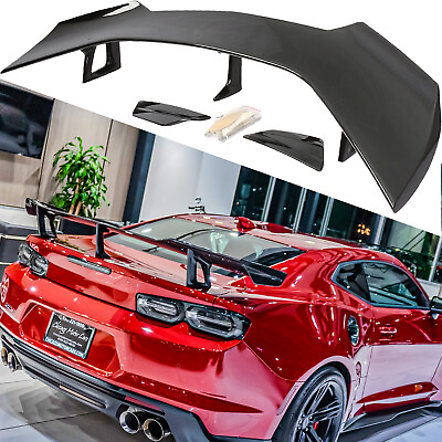 #ad Rear Spoiler Trunk Wing for 6th Gen 2016 Chevy Camaro ZL1 1LE Style Gloss Black $195.99