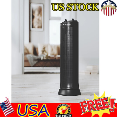 #ad 1500W Tower Space Electric Heater 17quot; Ceramic Indoor Carry Handle Lightweight US $32.88
