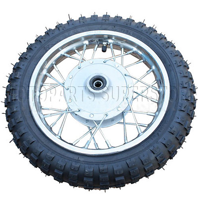 #ad 10quot; Front Wheel Rim Assembly 2.5 10 Tire 12mm Axle for 50cc 110cc Dirt Pit Bike $39.95