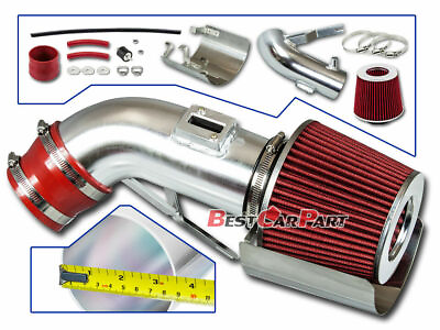 #ad BCP RED 09 17 For Maxima 3.5L V6 Short Ram Racing Air Intake Kit Filter $71.99