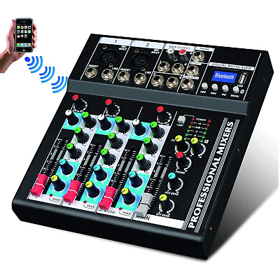 #ad Professional Audio Mixer Sound Board Console System Interface 4 Channel Digital $69.69