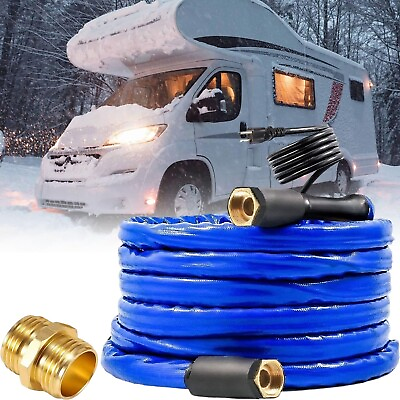 #ad Heated Water Hose for Camper Insulated Hose Self Regulating Freeze Protection $71.99