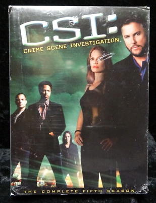 #ad CSI📀 Crime Scene Investigation The Complete Fifth Season 5 DVD 2005 7 Disc $8.87