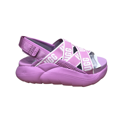 #ad UGG Women#x27;s LA Cloud Sandal Wildflower Pink 1110090 Logo $49.99