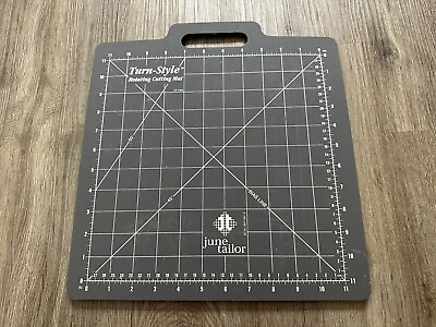 #ad Vintage 1995 June Tailor Turn Style Rotating Cutting Mat For Quilting Crafting $19.99