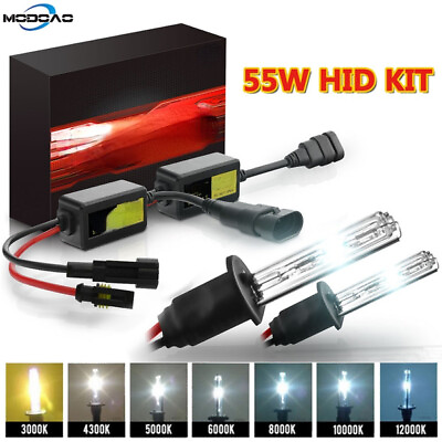 #ad 2pcs 12V 55W Xenon H7 HID Conversion Kit H1 H3 H11 Bulb Car Headlight Lamp $28.99