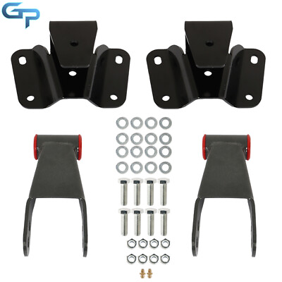 #ad Fit For Ford F150amp;F100 1973 1996 4quot; Drop Kit Leveling Lowering Shackles Hangers $58.88