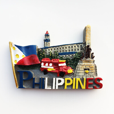 #ad Philippines Tourism Travel Souvenir 3D Resin Fridge Magnet Craft GIFT IDEA $7.99