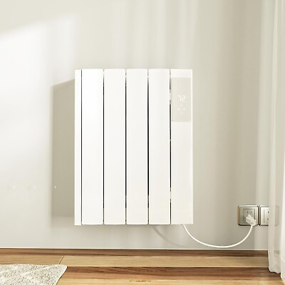 BREEZEHEAT 800W Plug In Electric Panel Heater Wall Heaters for Indoor Use $104.99