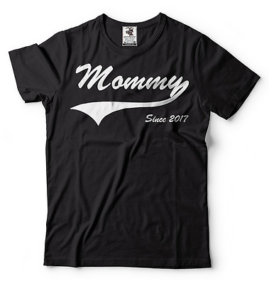 #ad Mommy Since 2017 New Mom T shirt New Mother Baby Announcement Baby Shower new T $14.51
