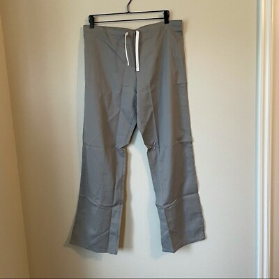 #ad NWT high performance uniforms grey women’s scrub pant regular fit sz.M WB2410 $8.99