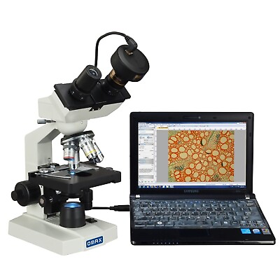#ad 40X 1000X Binocular Biological Compound LED Microscope1.3MP USB Digital Camera $308.99