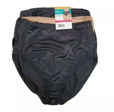 #ad Vanity Fair Undershaper Hi Cut Underwear MEDIUM 3pk Radiant Light Control $17.50
