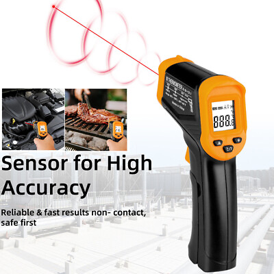 #ad Non Contact Temp Gun Digital Thermometer Infrared Handheld Temperature Gun BBQ $15.99