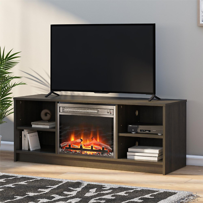 #ad Fireplace TV Stand for Tvs up to 55quot; Espresso $166.66