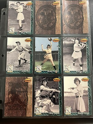 #ad 1994 Ted Williams Card Co Women Of Baseball Complete Set 7 Cards $4.25
