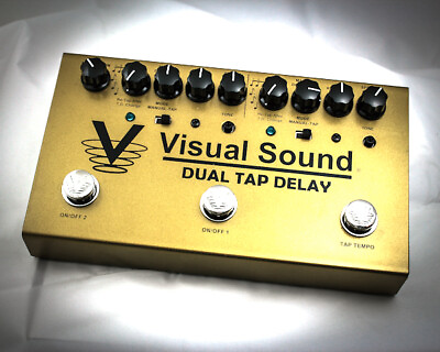 #ad Visual Sound DUAL TAP DELAY Guitar Effect Pedal Free Shipping $204.98