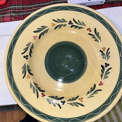 #ad 1 williams sonoma platter Handpainted In Italy 14.5 Inches $81.25
