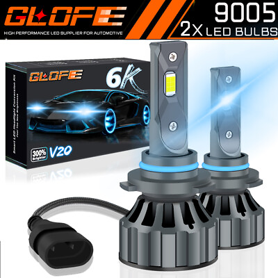 #ad 2x GLOFE 9005 LED Headlight High Beam Bulb for Honda Accord 90 19 Civic 04 19 $44.72