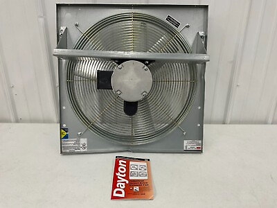 #ad DAYTON Exhaust Fan: Direct Drive 20 in Blade 3 4 hp 4558 cfm 115 230V AC $250.00