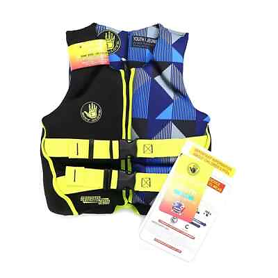 #ad #ad Body Glove Youth PFD U.S. Coast Guard Approved Life Jacket One Size Blue Yellow $25.49
