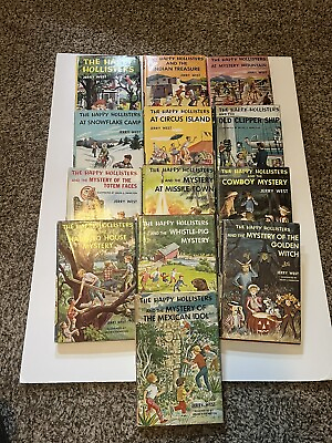 #ad LOT: The Happy Hollisters Collection by Jerry West 1953 1967 HCDJ VG $149.99