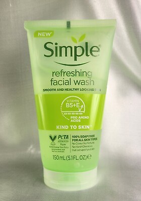 #ad Simple Kind To Skin Refreshing Facial Wash 150 ml 5.1 Oz $19.97