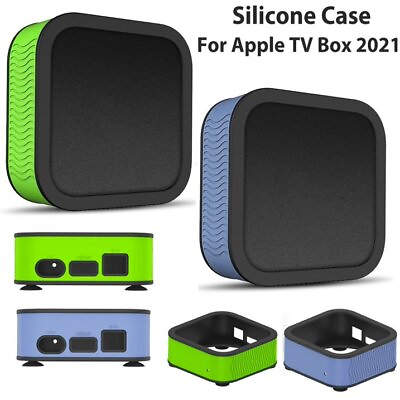 #ad Anti Shock Silicone Protective Cover Shell Skin Case for Apple TV 4K 2021 TV Box $4.98