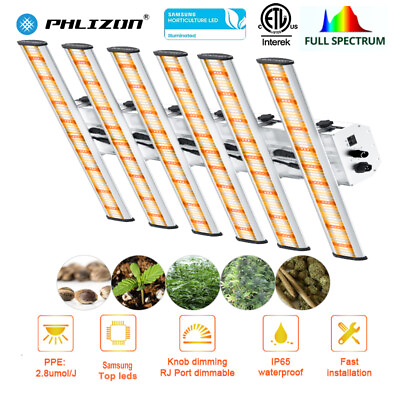 #ad BAR 4000W w Samsung LED Grow Light Bar for 5x5ft Indoor Commercial Lamp Flower $249.61