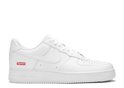 #ad Nike Air Force 1 Low Supreme White Size 6 DS BRAND NEW $216.00