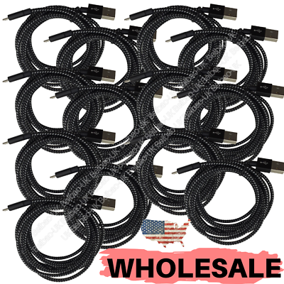 #ad Bulk Lot 3 6 10FT Micro USB Fast Charger Cable For Samsung LG Charging Data Cord $241.10