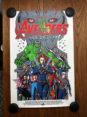 #ad Justin Hampton Avengers Age of Ultron Limited Edition Marvel Art Print BNG Mondo $69.99