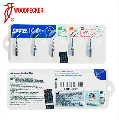 #ad 5PCS Original Woodpecker Ultrasonic Scaler Tips Set for DTE D1 SATELEC Handpiece $21.99