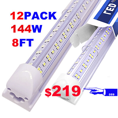 #ad 8FT Led Tube Light Bulbs 8Foot 144W 8#x27; Led Shop Light 6500K LED Bulb Fixture LED $219.00