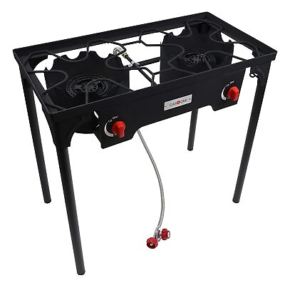 #ad Gas One Propane Double Burner Two Burner Camp Stove Outdoor High Pressure Pro... $125.30