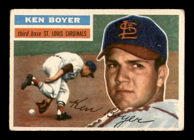 #ad 1956 Topps Set Break #14 Ken Boyer VG *OBGcards* $10.99