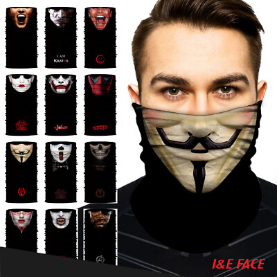 #ad Multifunction Bandana Balaclava Face Cover Mask Sun UV Shield Neck Gaiter Scarf $2.89